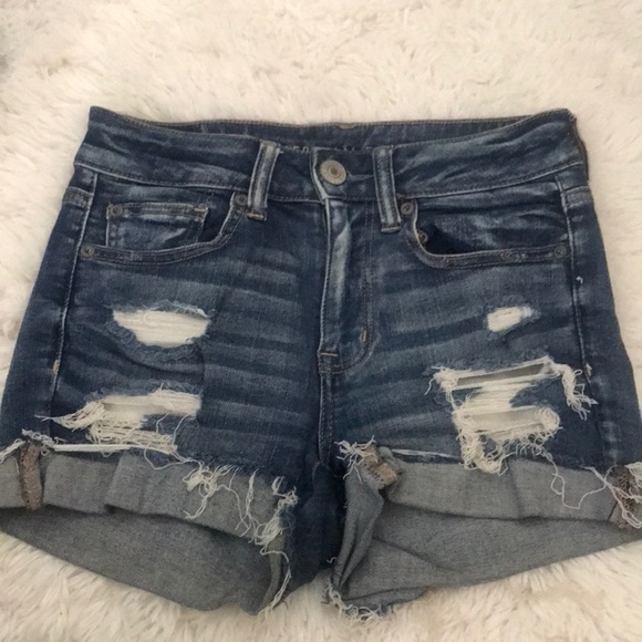 American Eagle denim ripped shorts - Picture 1 of 2